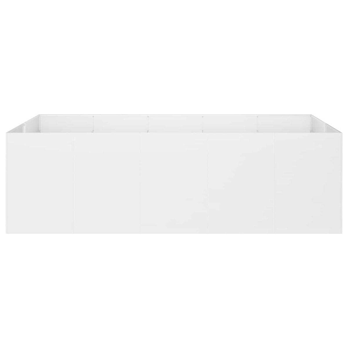 Plantenbak Wit 200 x 80 x 60 cm Koudgewalst staal