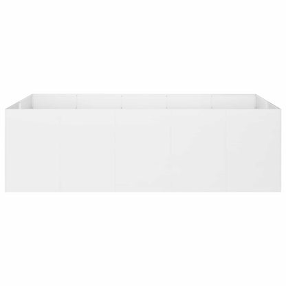 Plantenbak Wit 200 x 80 x 60 cm Koudgewalst staal