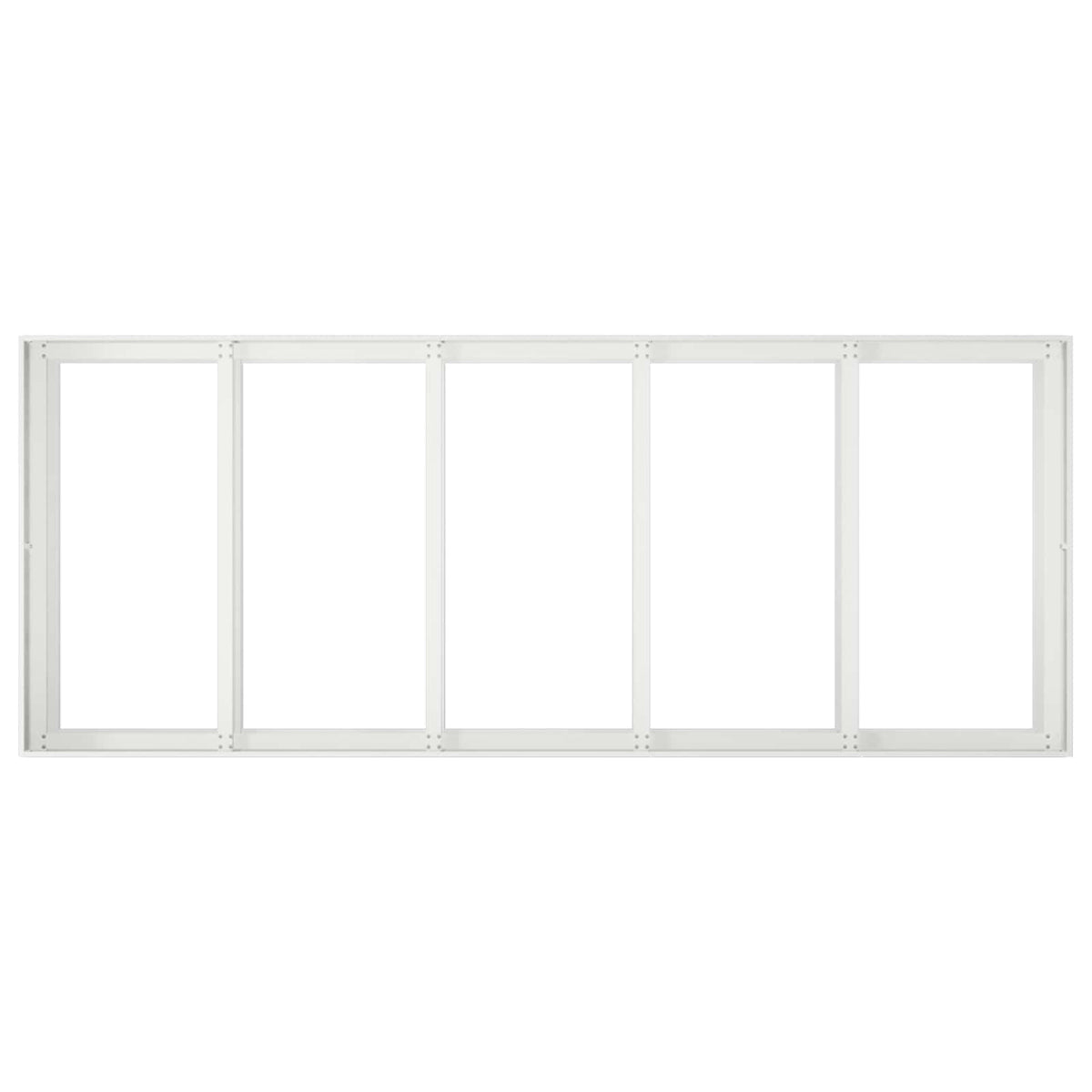 Plantenbak Wit 200 x 80 x 60 cm Koudgewalst staal