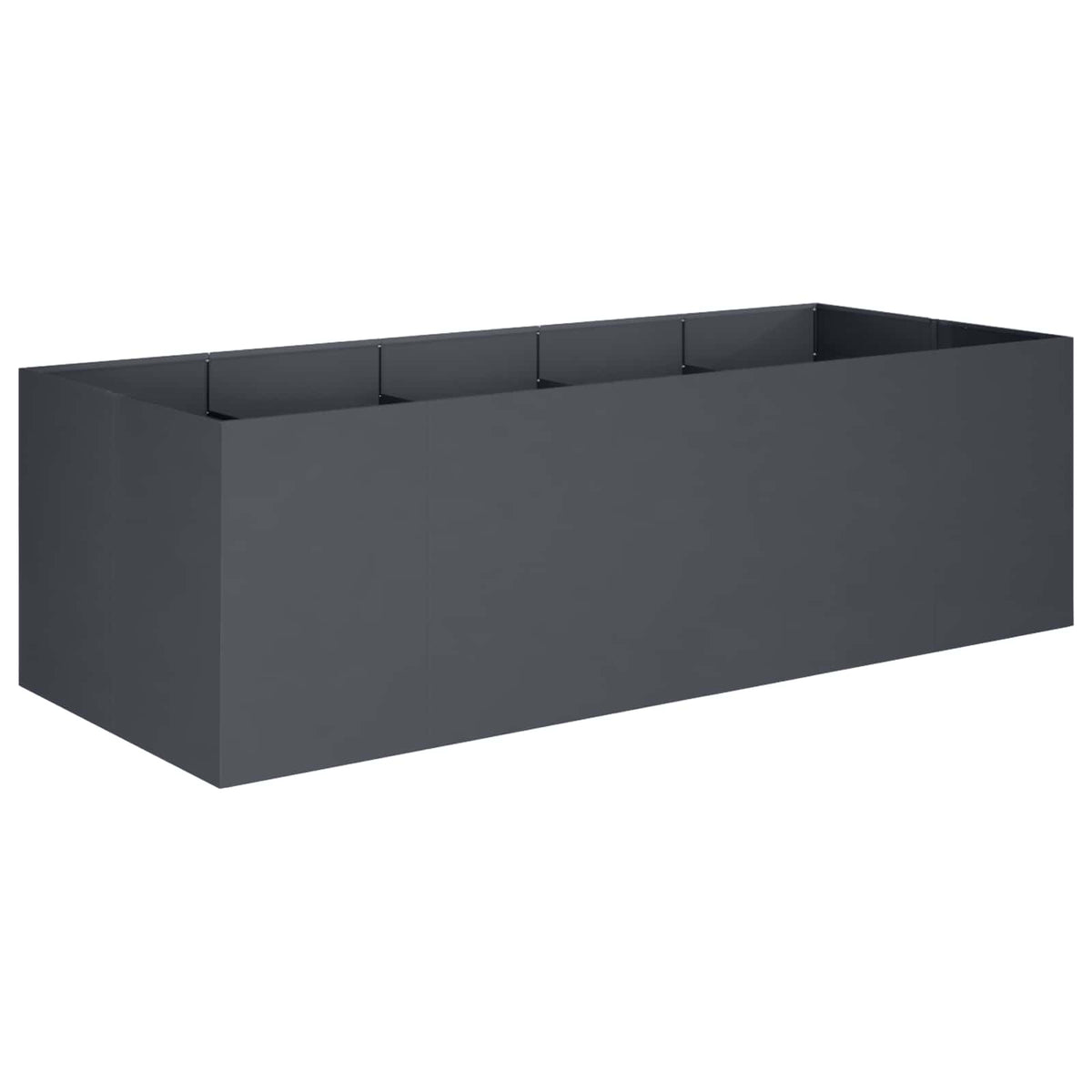 Plantenbak Antraciet 200 x 80 x 60 cm Koudgewalst staal
