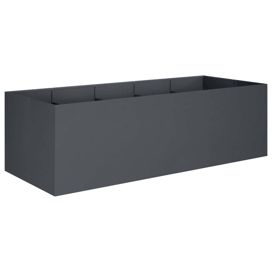 Plantenbak Antraciet 200 x 80 x 60 cm Koudgewalst staal