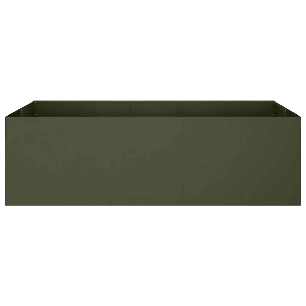 Plantenbak Olijfgroen 200 x 80 x 60 cm Koudgewalst staal