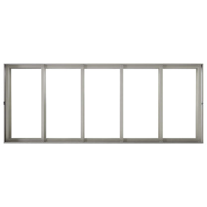 Plantenbak zilver 200 x 80 x 60 cm Roestvrij staal