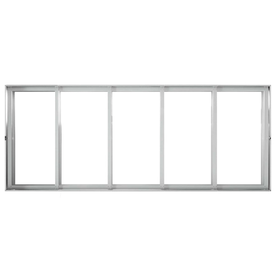 Plantenbak zilver 200 x 80 x 60 cm Gegalvaniseerd staal