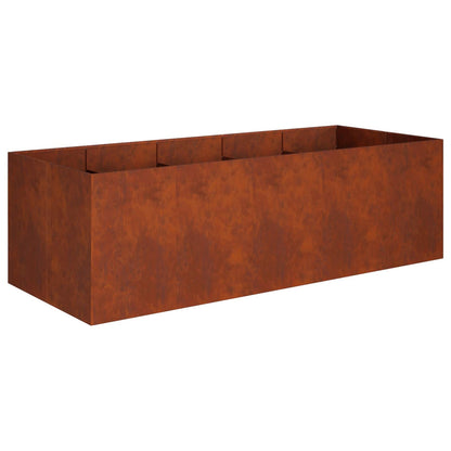Plantenbak Roestkleurig 200 x 80 x 60 cm weervast staal