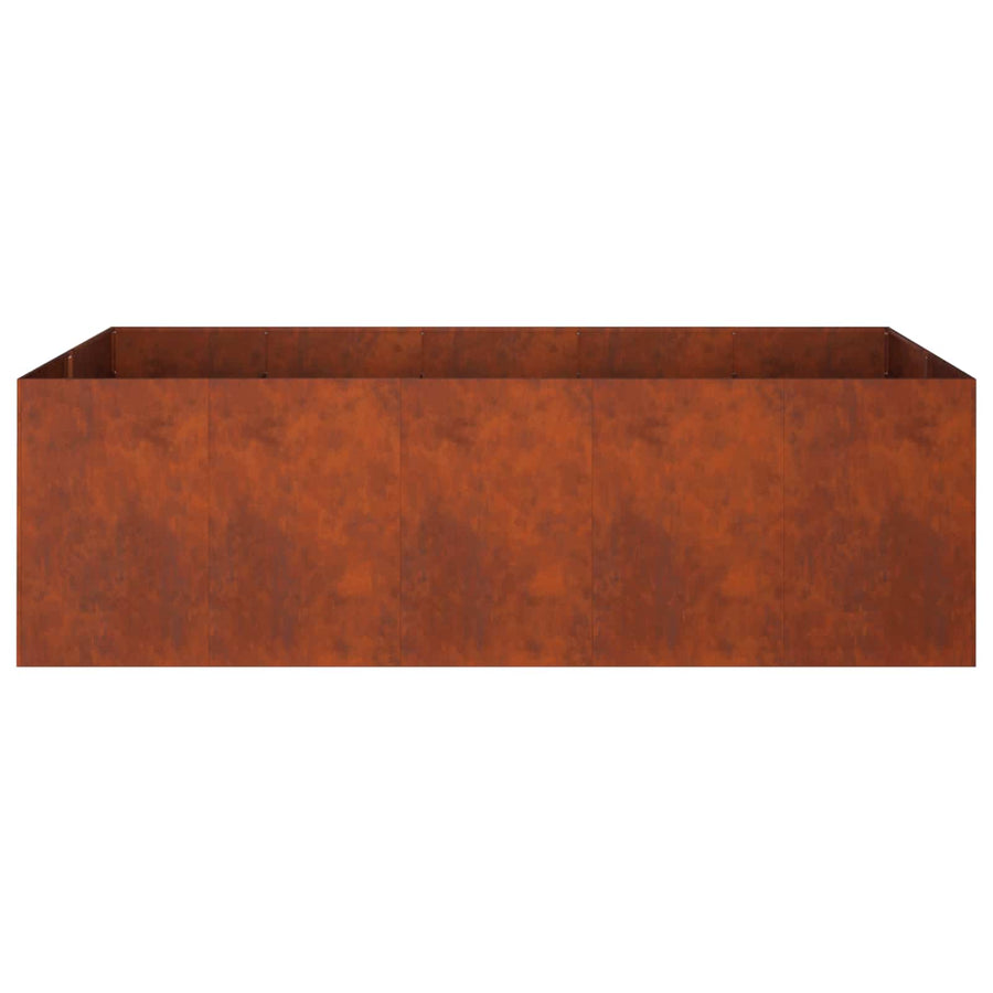 Plantenbak Roestkleurig 200 x 80 x 60 cm weervast staal