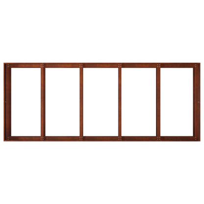 Plantenbak Roestkleurig 200 x 80 x 60 cm weervast staal