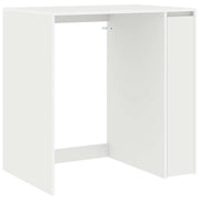 Wasmachinekast 87x60x89 cm wit bewerkt hout