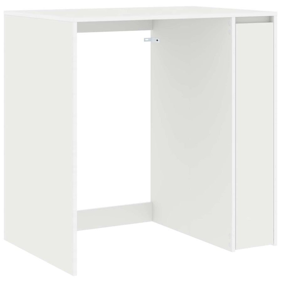 Wasmachinekast met opslag Wit 87 x 60 x 89 cm Bewerkt hout