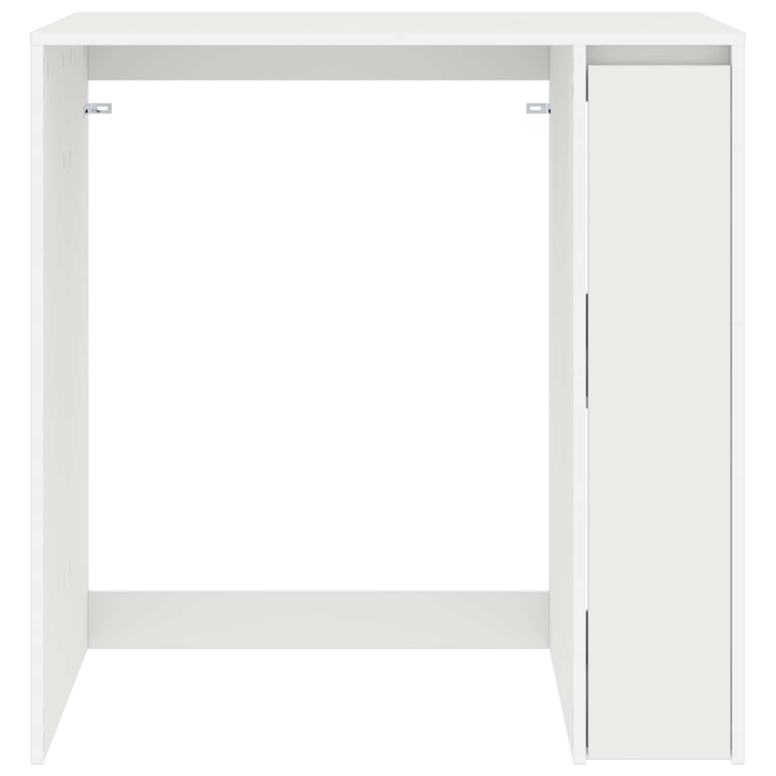 Wasmachinekast met opslag Wit 87 x 60 x 89 cm Bewerkt hout