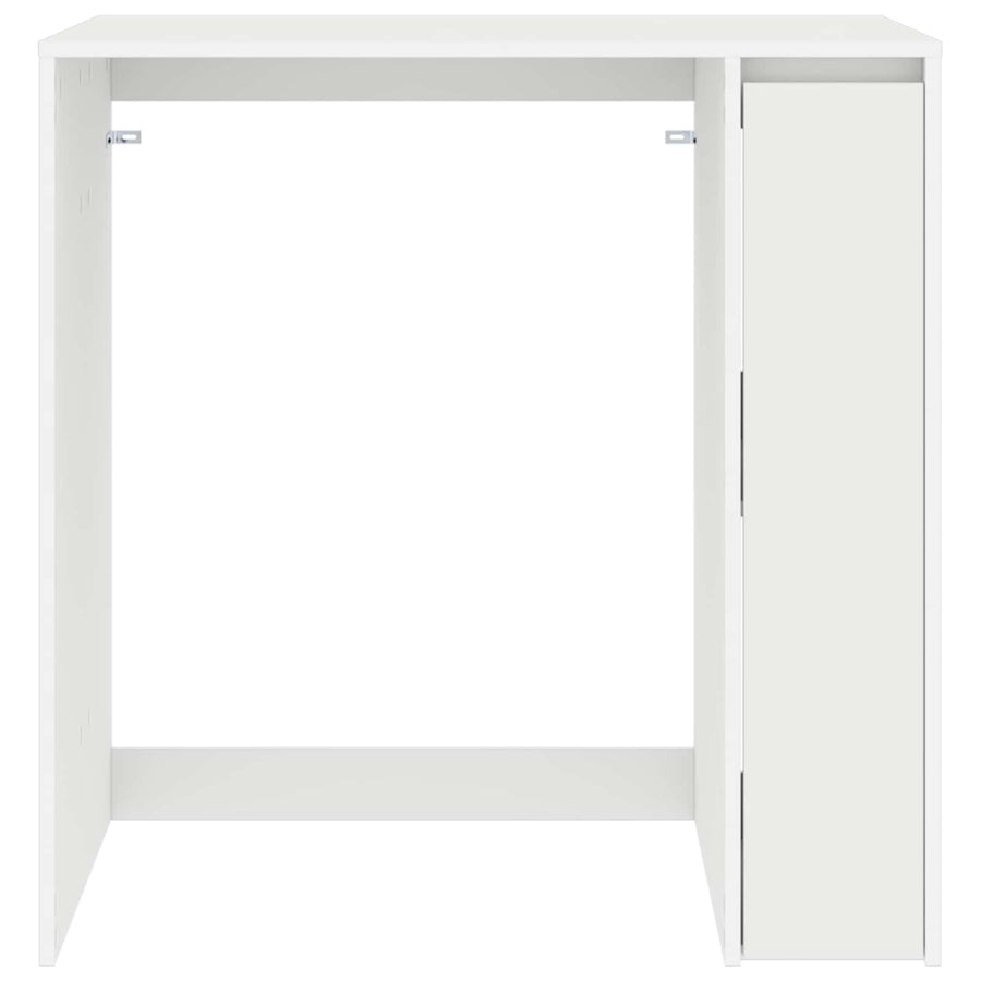 Wasmachinekast met opslag Wit 87 x 60 x 89 cm Bewerkt hout