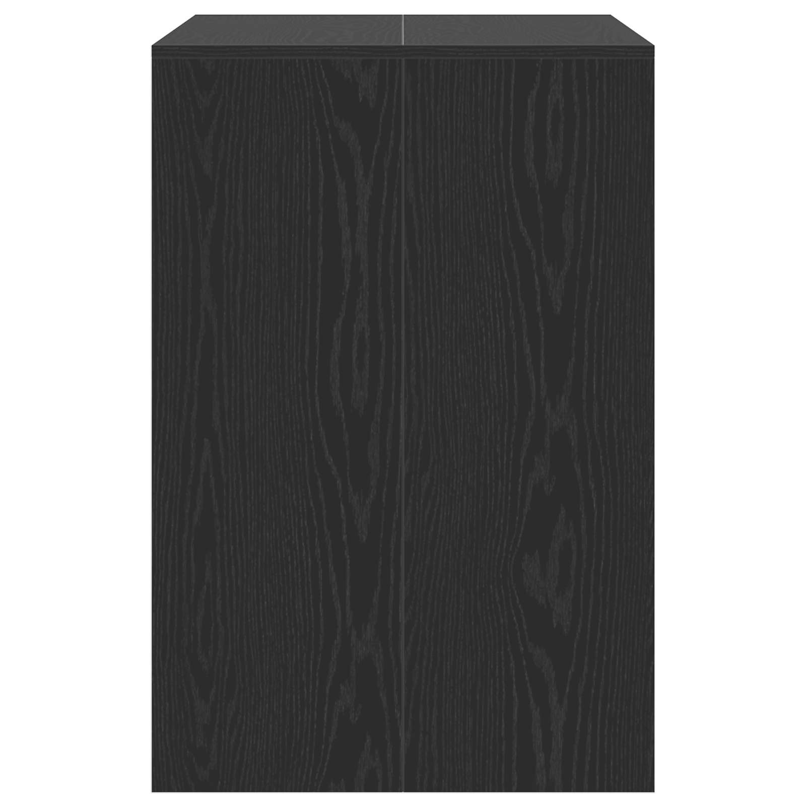 Wasmachinekast Zwart Eiken 87 x 60 x 89 cm Bewerkt hout