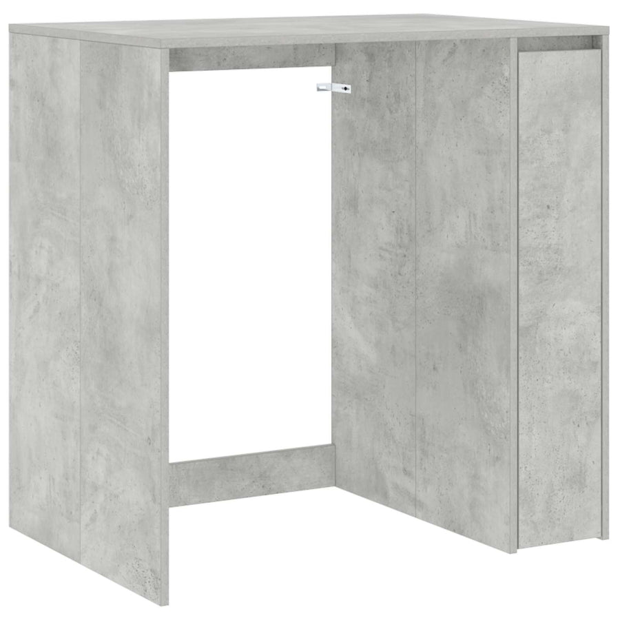 Wasmachinekast Betonkleurig 87 x 60 x 89 cm Bewerkt hout