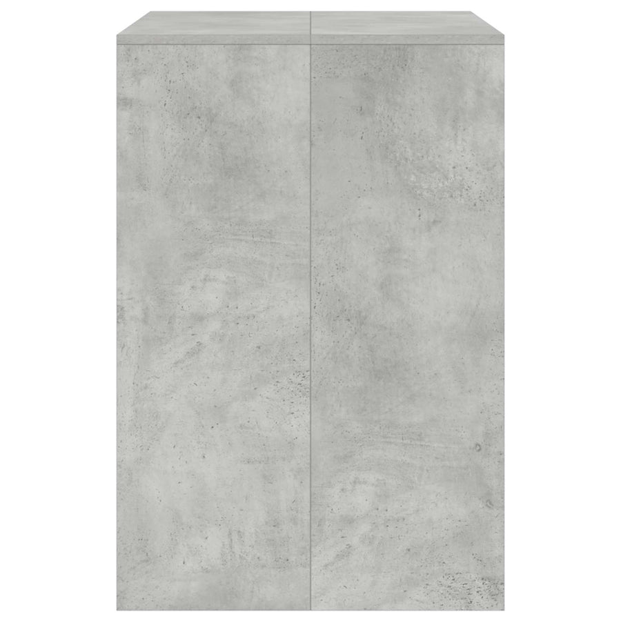 Wasmachinekast Betonkleurig 87 x 60 x 89 cm Bewerkt hout