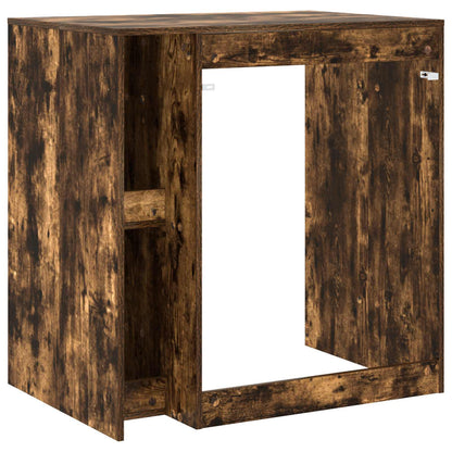 Wasmachinekast Gerookt eiken 87 x 60 x 89 cm Bewerkt hout