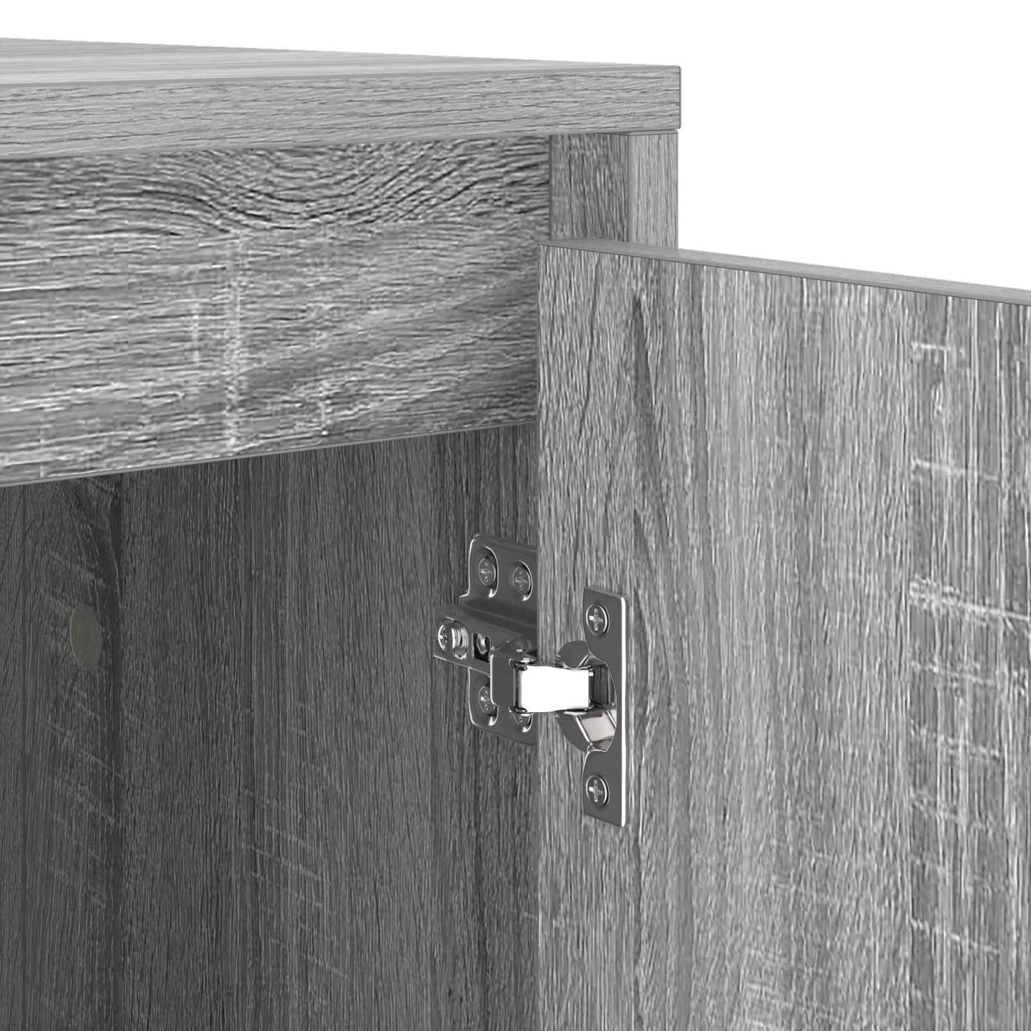 Wasmachinekast Grijs Sonoma 87 x 60 x 89 cm Bewerkt hout