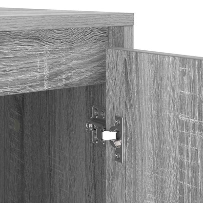 Wasmachinekast Grijs Sonoma 87 x 60 x 89 cm Bewerkt hout