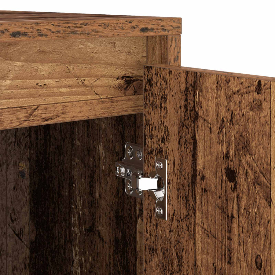 Wasmachinekast met opslag Oudhout 87 x 60 x 89 cm Bewerkt hout