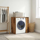 Wasmachinekast bewerkt hout 87x60x89 cm