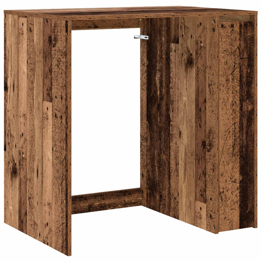 Wasmachinekast met opslag Oudhout 87 x 60 x 89 cm Bewerkt hout