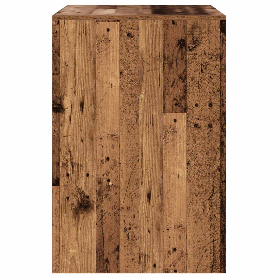 Wasmachinekast met opslag Oudhout 87 x 60 x 89 cm Bewerkt hout