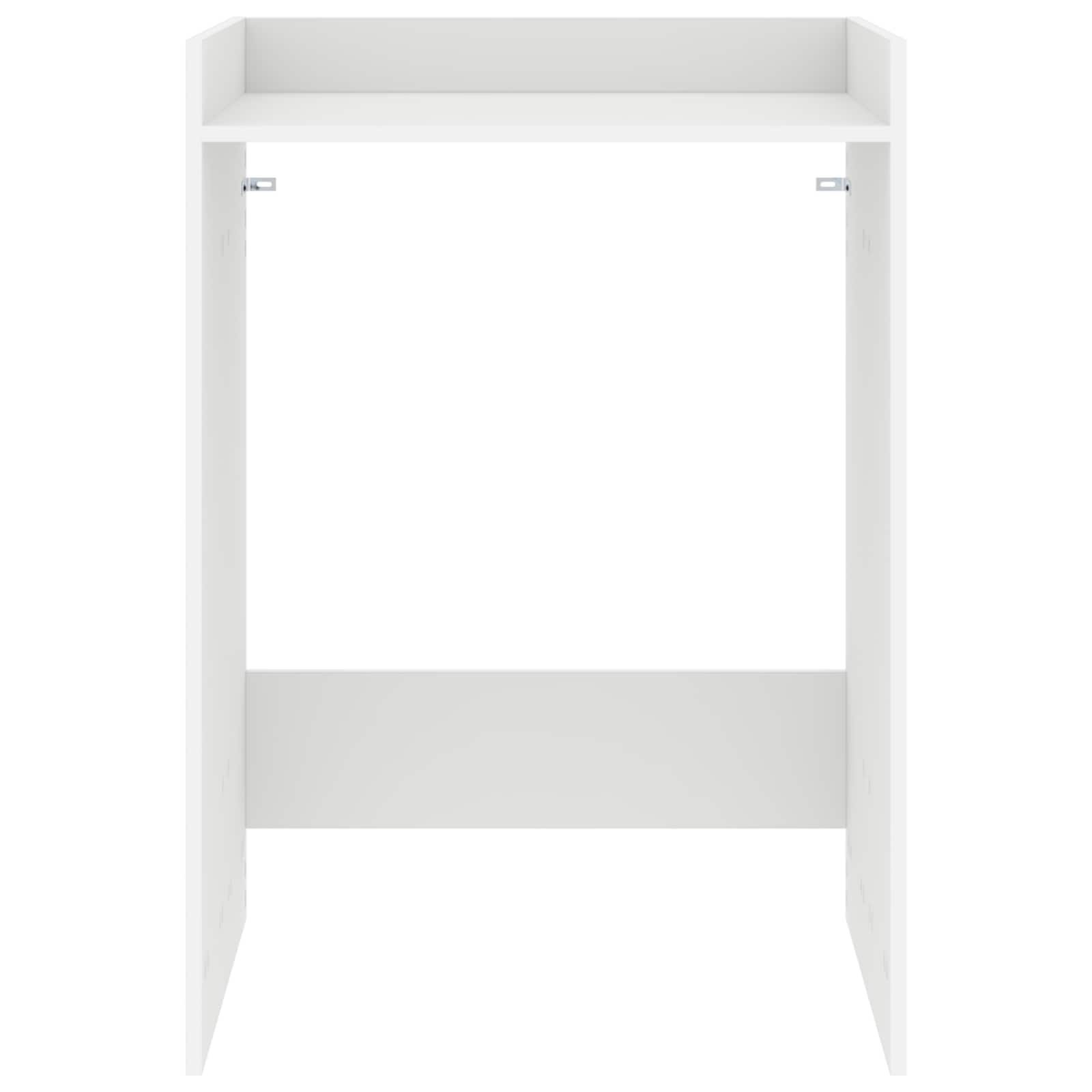 Wasmachinekast met opslag Wit 67,5 x 62 x 97 cm Bewerkt hout