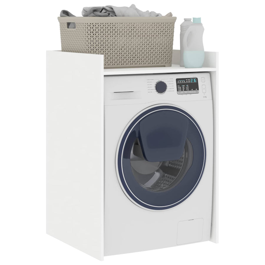 Wasmachinekast met opslag Wit 67,5 x 62 x 97 cm Bewerkt hout