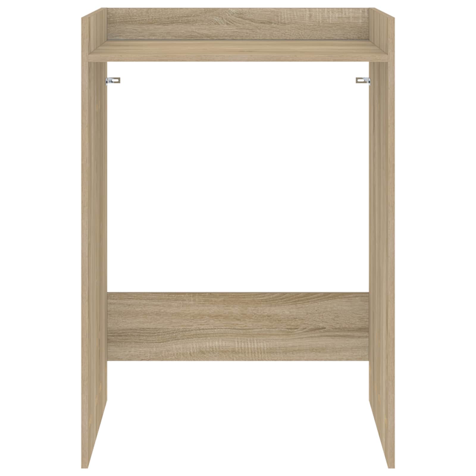 Wasmachinekast met opslag Sonoma 67,5 x 62 x 97 cm Bewerkt hout