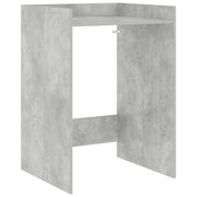Wasmachinekast 67,5x62x97 cm beton bewerkt hout