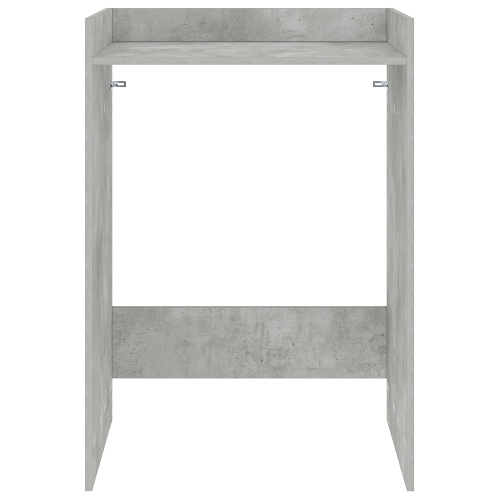 Wasmachinekast met opslag Beton 67,5 x 62 x 97 cm Bewerkt hout