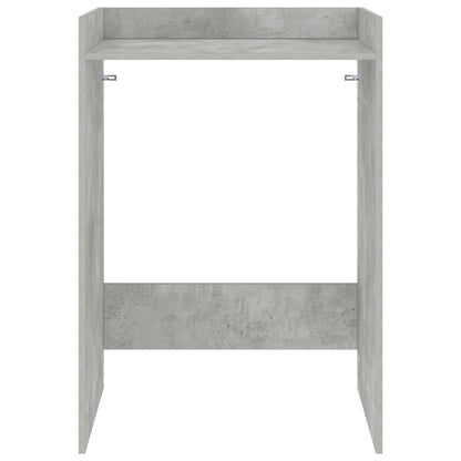 Wasmachinekast met opslag Beton 67,5 x 62 x 97 cm Bewerkt hout