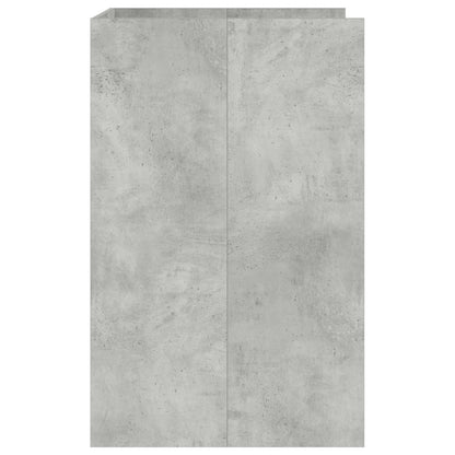 Wasmachinekast met opslag Beton 67,5 x 62 x 97 cm Bewerkt hout