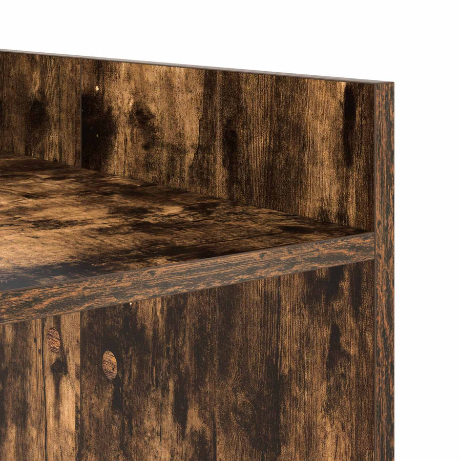 Wasmachinekast Gerookt eiken 67,5 x 62 x 97 cm Bewerkt hout