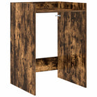 Washing Machine Cabinet Smoked Oak 67.5 x 62 x 97 cm Engineered Wood