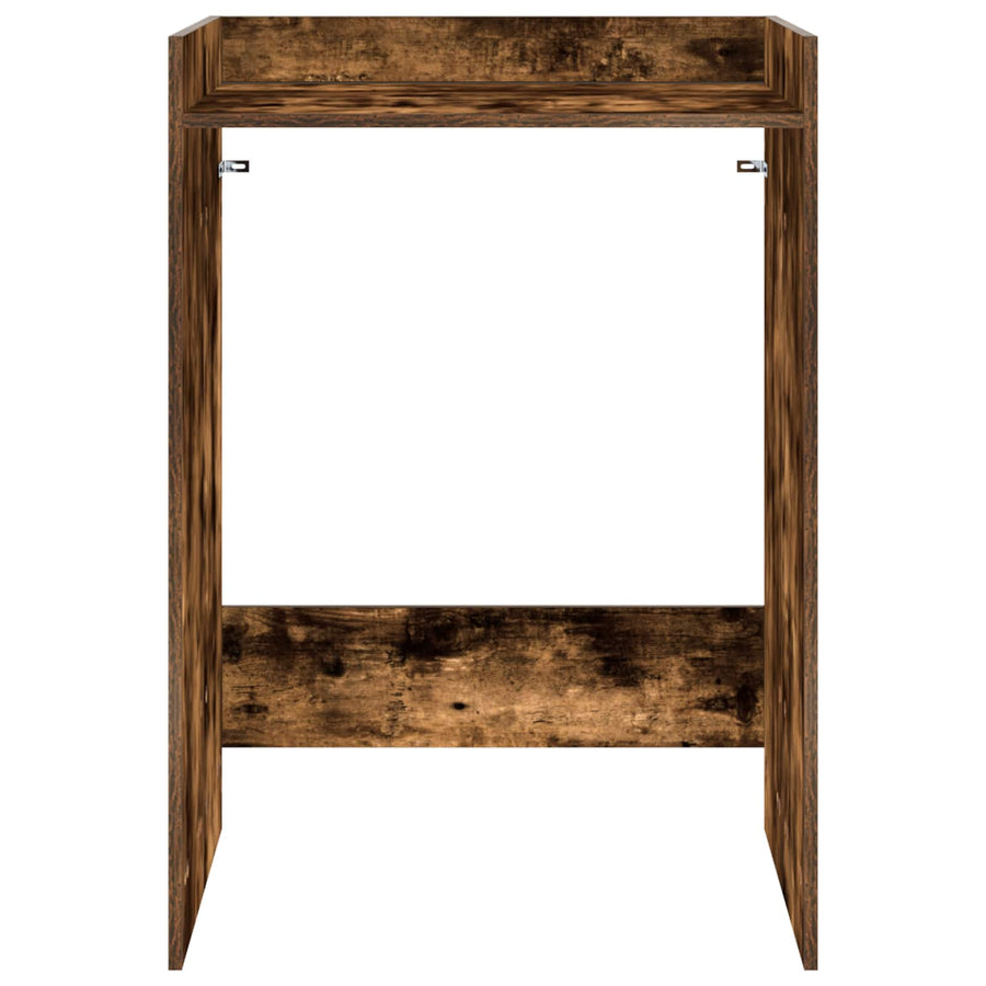 Wasmachinekast Gerookt eiken 67,5 x 62 x 97 cm Bewerkt hout
