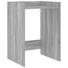 Washing Machine Cabinet Grey Sonoma 67.5 x 62 x 97 cm Engineered Wood