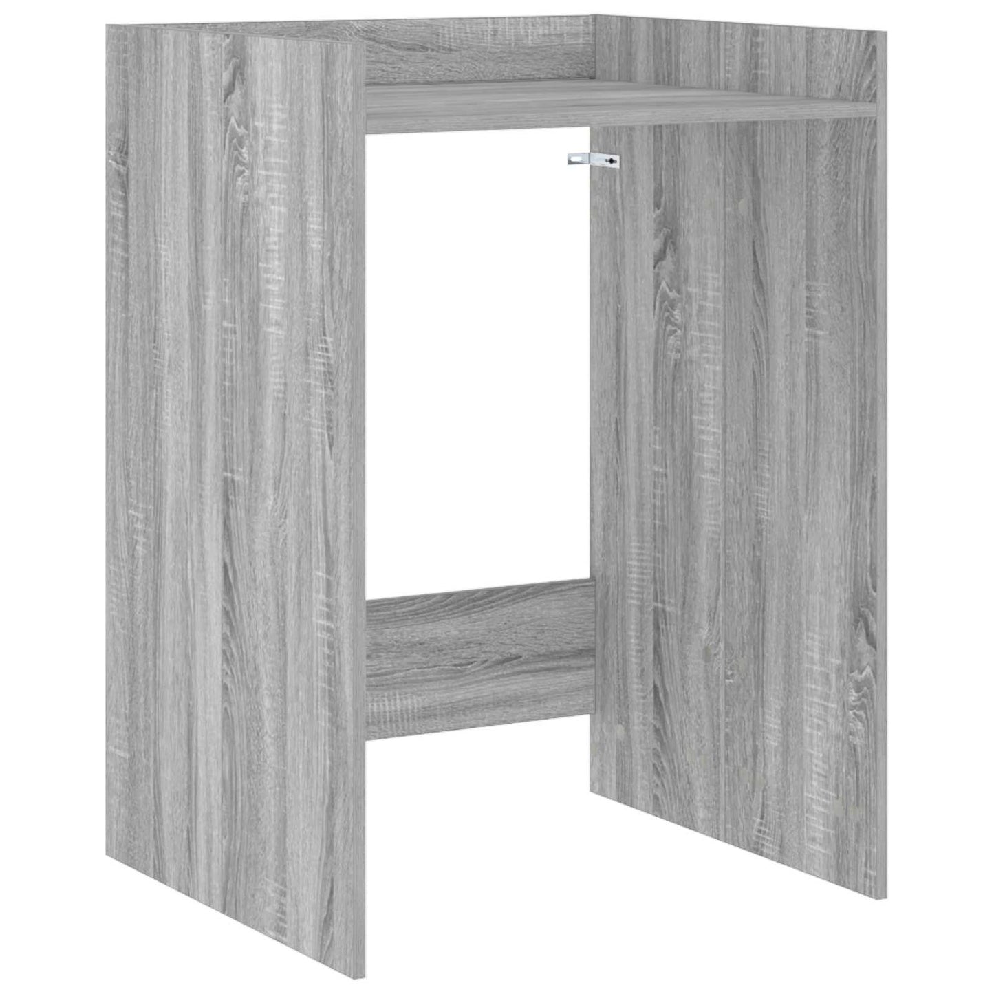 Wasmachinekast Grijs Sonoma 67,5 x 62 x 97 cm Bewerkt hout