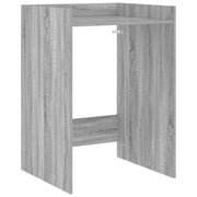 Wasmachinekast grijs sonoma 67,5x62x97 cm