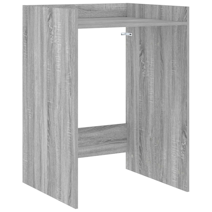 Wasmachinekast Grijs Sonoma 67,5 x 62 x 97 cm Bewerkt hout