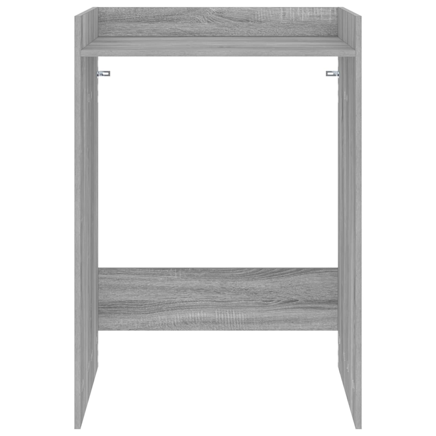 Wasmachinekast Grijs Sonoma 67,5 x 62 x 97 cm Bewerkt hout