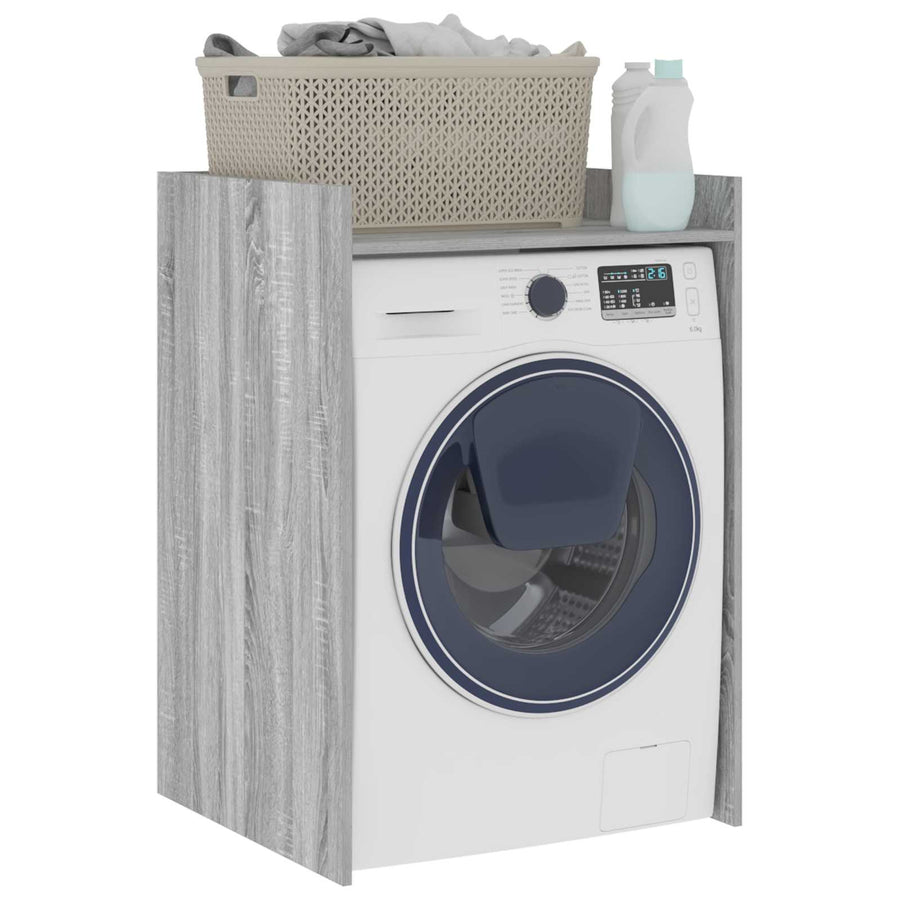 Wasmachinekast Grijs Sonoma 67,5 x 62 x 97 cm Bewerkt hout
