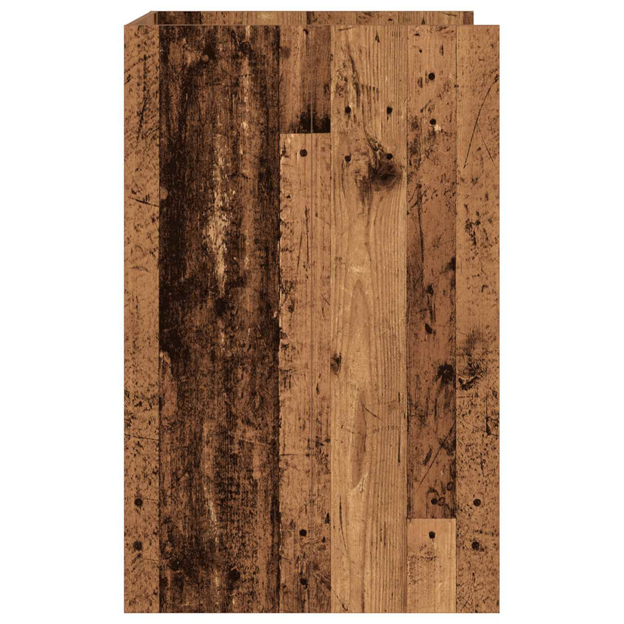 Wasmachinekast Oudhout 67,5 x 62 x 97 cm Bewerkt hout