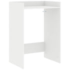 Washing machine cabinet with storage White 67.5 x 48 x 97 cm Engineered wood
