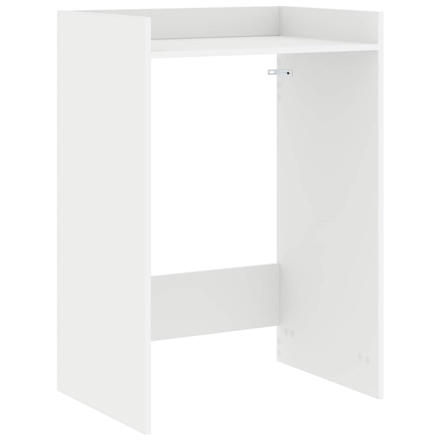 Wasmachinekast met opslag Wit 67,5 x 48 x 97 cm Bewerkt hout