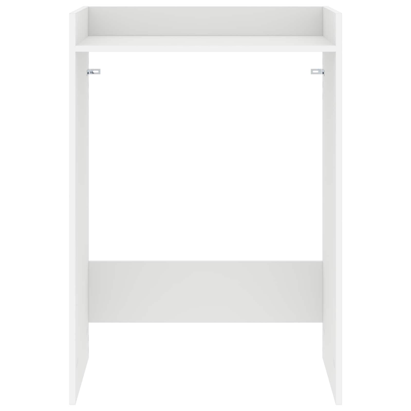 Wasmachinekast met opslag Wit 67,5 x 48 x 97 cm Bewerkt hout