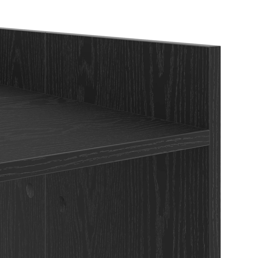 Wasmachinekast Zwart Eiken 67,5 x 48 x 97 cm Bewerkt hout