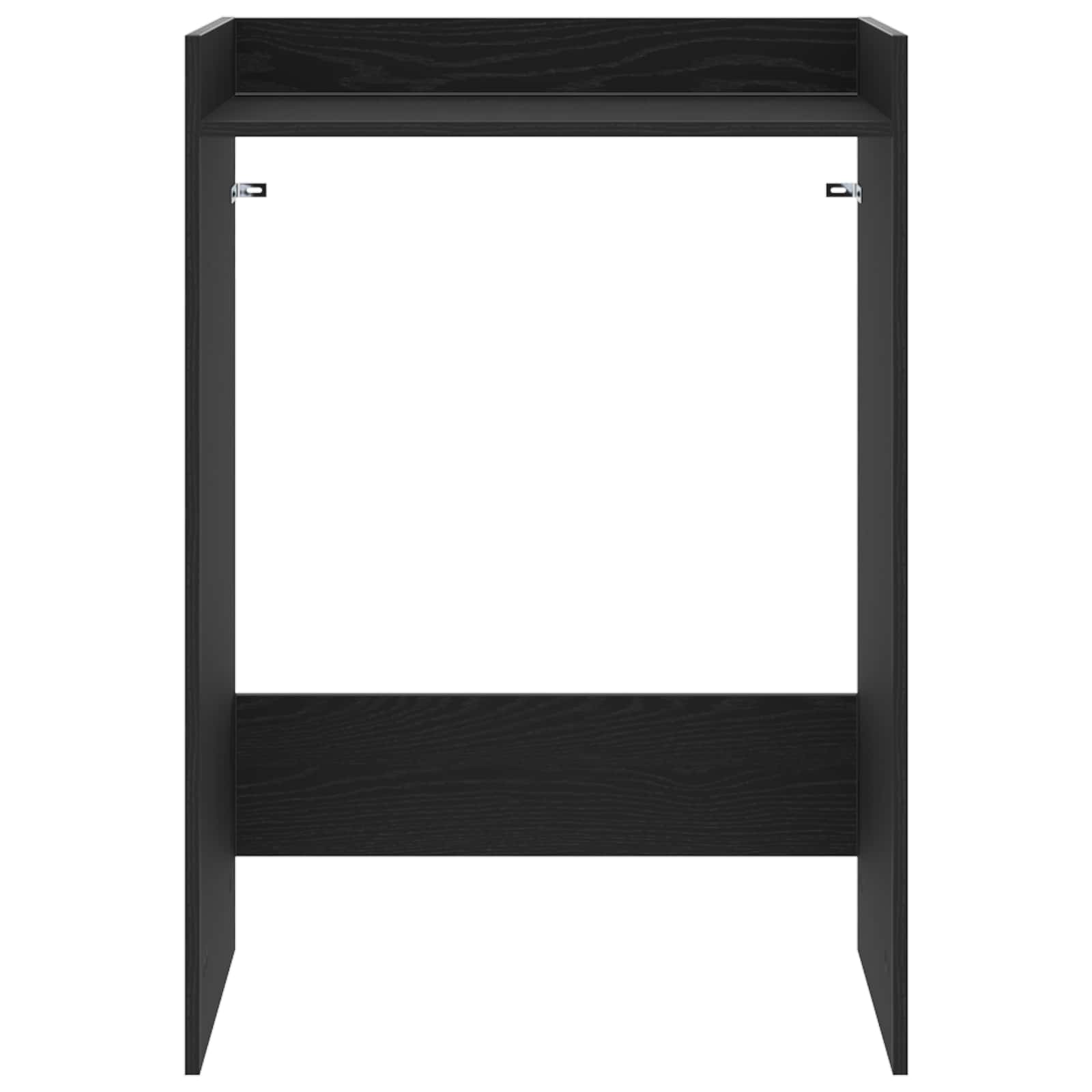 Wasmachinekast Zwart Eiken 67,5 x 48 x 97 cm Bewerkt hout