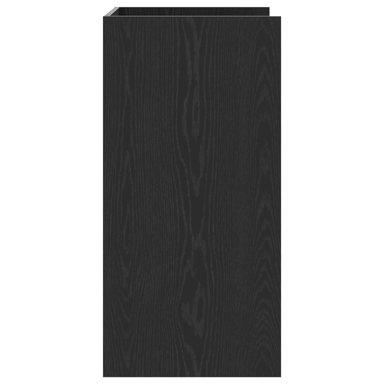 Wasmachinekast Zwart Eiken 67,5 x 48 x 97 cm Bewerkt hout