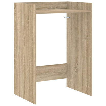 Wasmachinekast met opslag Sonoma 67,5 x 48 x 97 cm Bewerkt hout