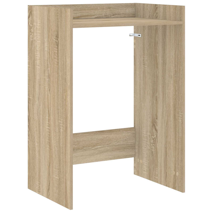 Wasmachinekast met opslag Sonoma 67,5 x 48 x 97 cm Bewerkt hout